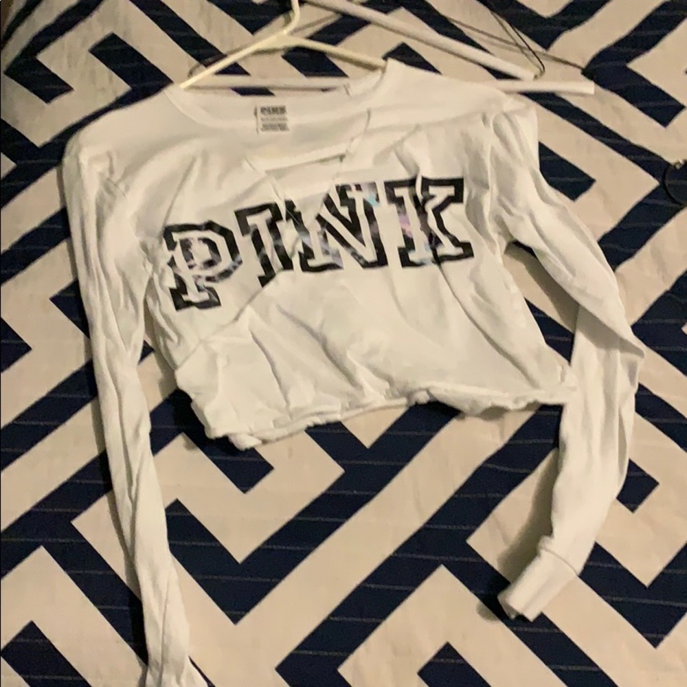 VS Pink Crop top shirt